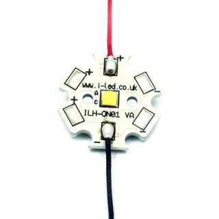 Intelligent LED Solutions OSLON Square PowerStar LED Array 1-LED White 6500K ILH-OG01-ULWH-SC221-WIR200.