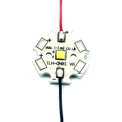Intelligent LED Solutions OSLON Square PowerStar LED Array 1-LED White 6500K ILH-OG01-ULWH-SC221-WIR200.