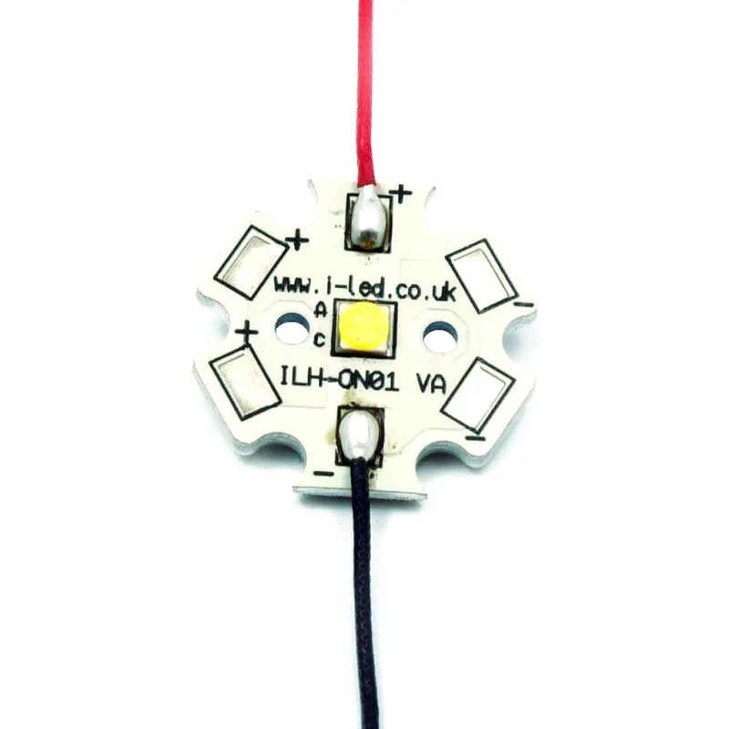Intelligent LED Solutions OSLON Square PowerStar LED Array 1-LED White 6500K ILH-OG01-ULWH-SC221-WIR200.