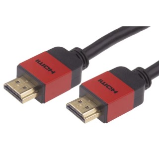 RS PRO 7.5 m High Speed Male HDMI to Male HDMI Cable, 300V, Polyvinyl Chloride Jacket, Red 913-4871