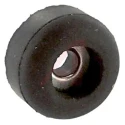 Abbatron Anti-Vibration Mount, Rubber Material, Screw Mount Type, 12.7 mm OD, 0.25 in Height 2190