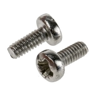 RS PRO Pozidriv Pan Stainless Steel Machine Screw M2 Thread, 5 mm Length 914-1466