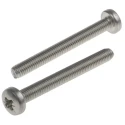 RS PRO Pozidriv Pan Stainless Steel Machine Screw 45 mm M5 914-1517