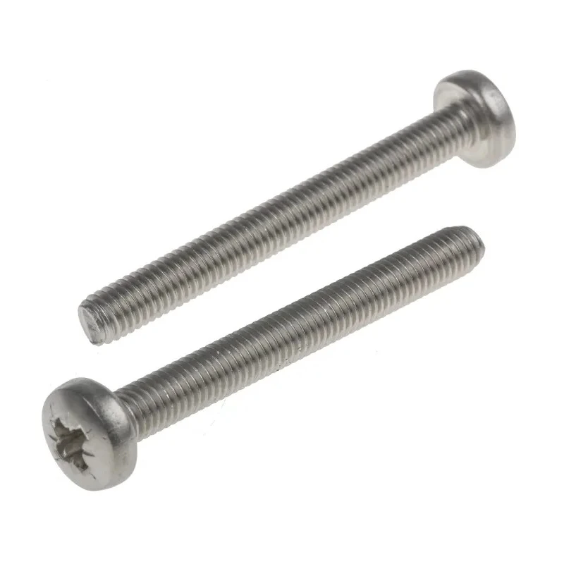 RS PRO Pozidriv Pan Stainless Steel Machine Screw 45 mm M5 914-1517