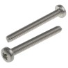 RS PRO Pozidriv Pan Stainless Steel Machine Screw 45 mm M5 914-1517