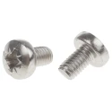 RS PRO Pozidriv Pan Stainless Steel Machine Screw 10 mm M6 914-1523