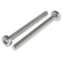 RS PRO Pozidriv Pan Stainless Steel Machine Screw M5 Thread, 50 mm Length, A2 Grade 914-1526