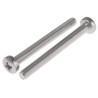 RS PRO Pozidriv Pan Stainless Steel Machine Screw M5 Thread, 50 mm Length, A2 Grade 914-1526