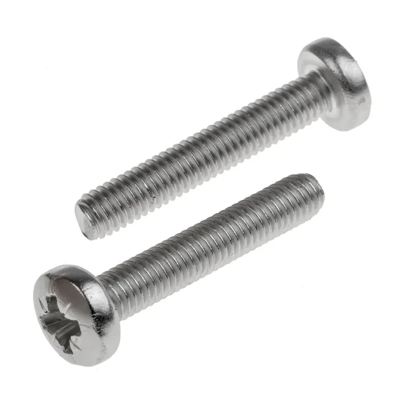 RS PRO Pozidriv Pan Stainless Steel Machine Screw M6 Thread 35 mm Length 914-1535