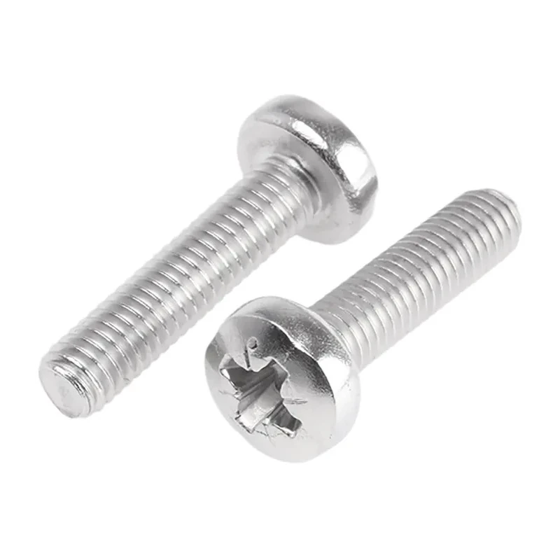 RS PRO Pozidriv Pan Stainless Steel Machine Screw M6 Thread 30 mm Length DIN 7985 914-1532