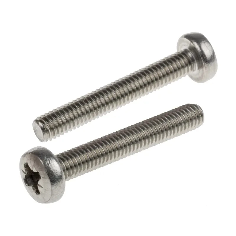 RS PRO Pozidriv Pan Stainless Steel Machine Screw 40 mm M6 914-1539