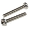 RS PRO Pozidriv Pan Stainless Steel Machine Screw 40 mm M6 914-1539