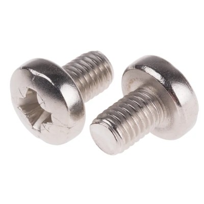 RS PRO Pozidriv Pan Head Stainless Steel Machine Screw M8 Thread 1.25 mm Length 914-1545