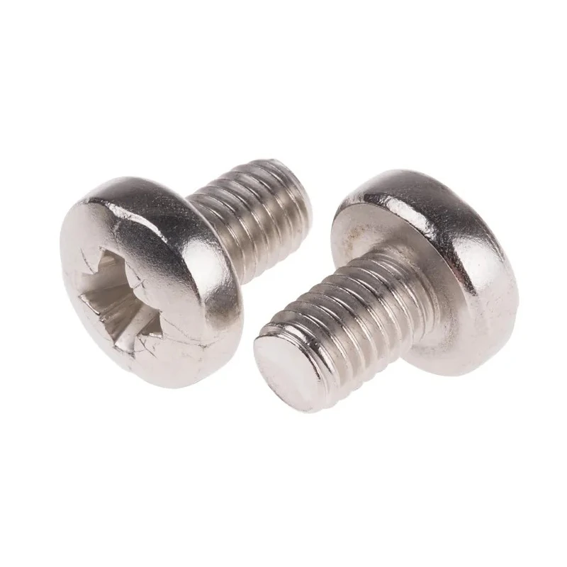 RS PRO Pozidriv Pan Head Stainless Steel Machine Screw M8 Thread 1.25 mm Length 914-1545