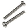 RS PRO Slot Pan Stainless Steel Machine Screw M2.5 x 20mm A2 Grade 304 914-1579