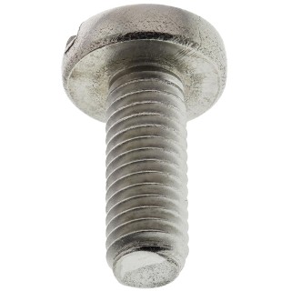 RS PRO Slot Pan Stainless Steel Machine Screw M4 Thread 8 mm Length A2 Grade 914-1585