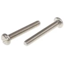 RS PRO Slot Pan Stainless Steel Machine Screw 35mm M5 914-1591