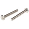 RS PRO Slot Pan Stainless Steel Machine Screw 35mm M5 914-1591