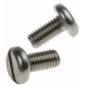 RS PRO Slot Pan Head Stainless Steel Machine Screw M5 x 10mm A2 Grade 914-1598