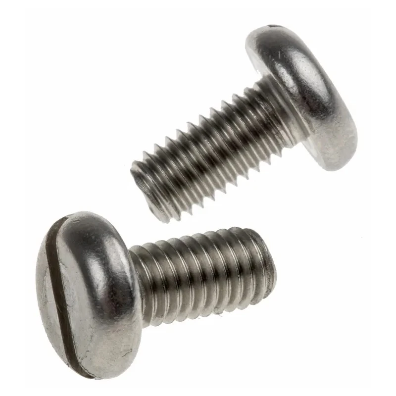 RS PRO Slot Pan Head Stainless Steel Machine Screw M5 x 10mm A2 Grade 914-1598