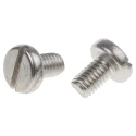 RS PRO Slot Pan Stainless Steel Machine Screw M6 Thread 10 mm Length 914-1602
