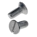 RS PRO Slot Countersunk Stainless Steel Machine Screw 6 mm M2.5 914-1649