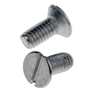 RS PRO Slot Countersunk Stainless Steel Machine Screw 6 mm M2.5 914-1649