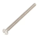 RS PRO Slot Countersunk Stainless Steel Machine Screw 40 mm M3 914-1652