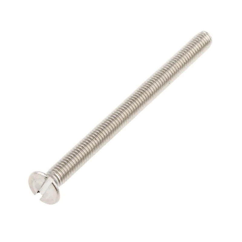 RS PRO Slot Countersunk Stainless Steel Machine Screw 40 mm M3 914-1652