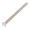 RS PRO Slot Countersunk Stainless Steel Machine Screw 40 mm M3 914-1652