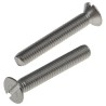 RS PRO Slot Countersunk Stainless Steel Machine Screw 20 mm M3 914-1655