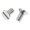 RS PRO Slot Countersunk Stainless Steel Machine Screw 8 mm M4 914-1661