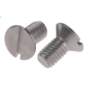 RS PRO Slot Countersunk Stainless Steel Machine Screw M5 Thread 10 mm Length A2 Grade 914-1670