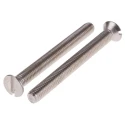 RS PRO Slot Countersunk Stainless Steel Machine Screw 60 mm M6 914-1715