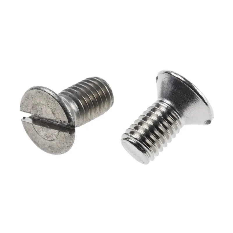 RS PRO Slot Countersunk Stainless Steel Machine Screw 16 mm M8 914-1721