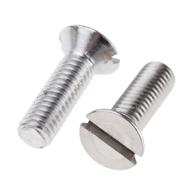 RS PRO Slot Countersunk Stainless Steel Machine Screw 20 mm M8 914-1725