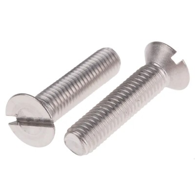 RS PRO Slot Countersunk Stainless Steel Machine Screw 35 mm M8 914-1731