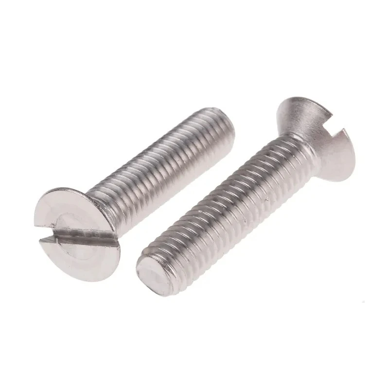 RS PRO Slot Countersunk Stainless Steel Machine Screw 35 mm M8 914-1731