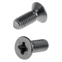 RS PRO Pozidriv Countersunk Stainless Steel Machine Screw M3 Thread 8 mm Length 914-1769