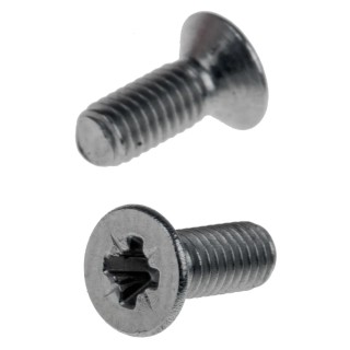 RS PRO Pozidriv Countersunk Stainless Steel Machine Screw M3 Thread 8 mm Length 914-1769