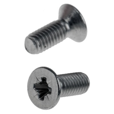 RS PRO Pozidriv Countersunk Stainless Steel Machine Screw M3 Thread 8 mm Length 914-1769
