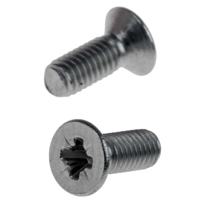 RS PRO Pozidriv Countersunk Stainless Steel Machine Screw M3 Thread 8 mm Length 914-1769