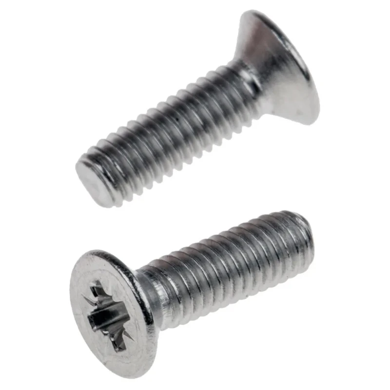 RS PRO Pozidriv Countersunk Stainless Steel Machine Screw M3 x 10mm A2 304 914-1778