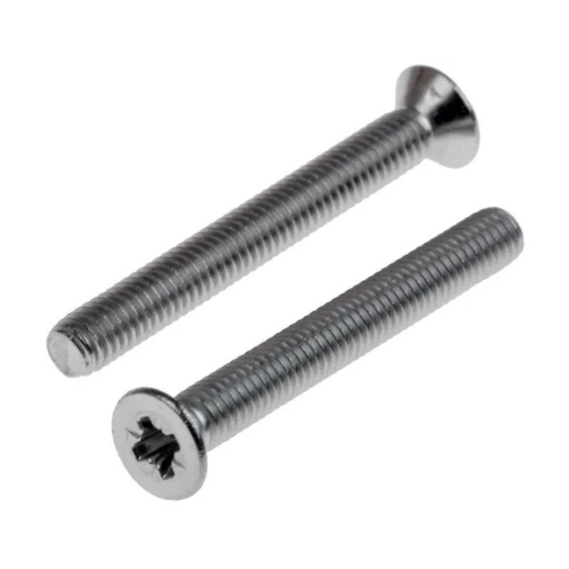 RS PRO Pozidriv Countersunk Stainless Steel Machine Screw 25 mm M3 914-1775