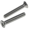 RS PRO Pozidriv Countersunk Stainless Steel Machine Screw 25 mm M4 914-1781