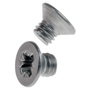 RS PRO Pozidriv Countersunk Stainless Steel Machine Screw M4 Thread 5 mm Length 914-1784