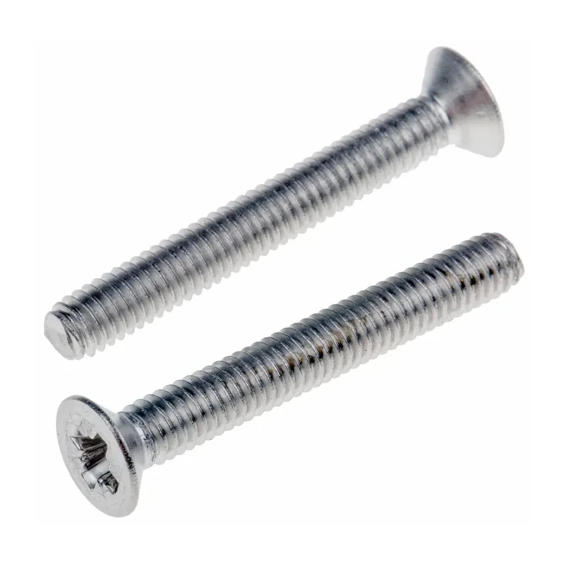 RS PRO Pozidriv Countersunk Stainless Steel Machine Screw 30mm M4 914-1790