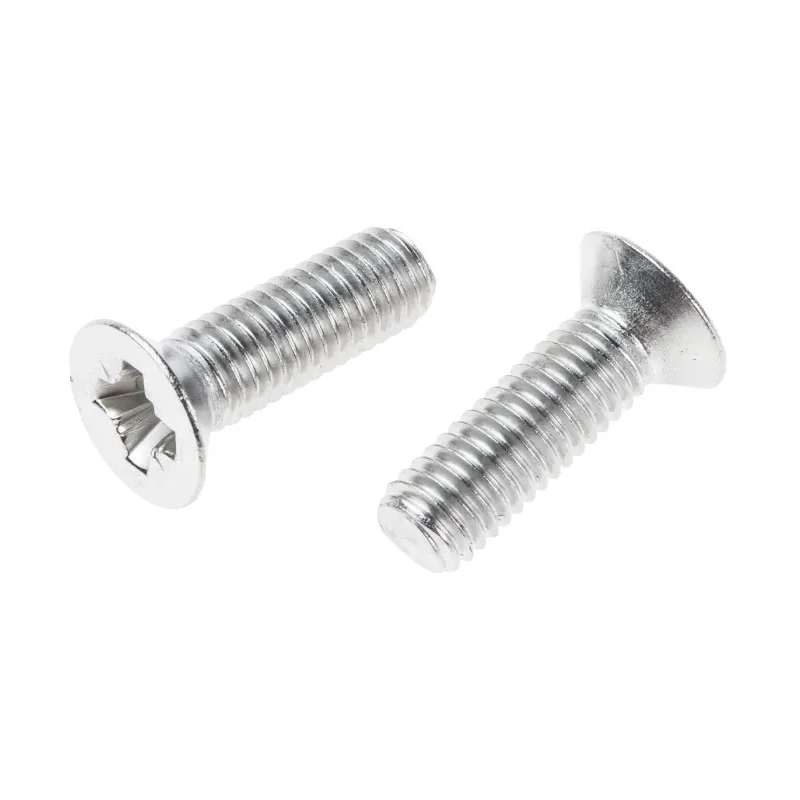 RS PRO Pozidriv Countersunk Stainless Steel Machine Screw 25 mm M8 914-1832