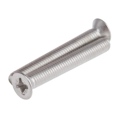 RS PRO Pozidriv Countersunk Stainless Steel Machine Screw 45 mm M6 914-1835