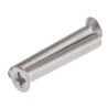 RS PRO Pozidriv Countersunk Stainless Steel Machine Screw 45 mm M6 914-1835